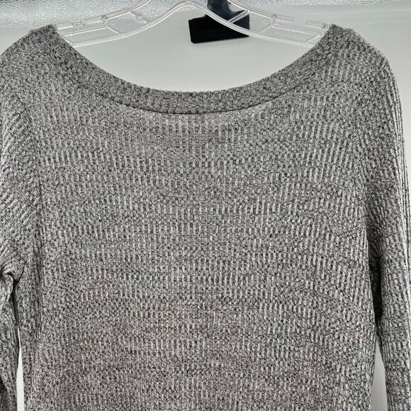 Rachel Roy Lightweight Sweater Women's Size Small Gray Long Sleeve Zippers - Picture 6 of 9